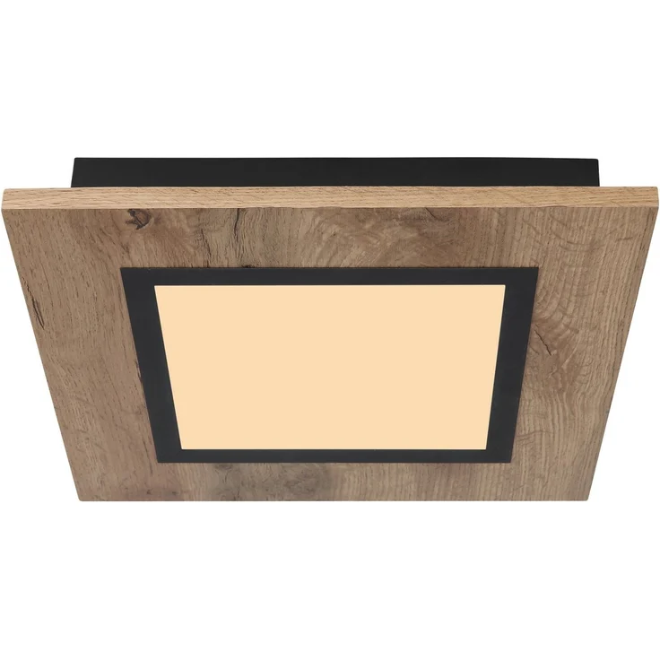 GLOBO LIGHTING LED Deckenleuchte LEA, LED fest integriert, Warmweiß, Deckenlampe/Wohnzimmer/Schlafzimmer/modern/Holz – Bild 5