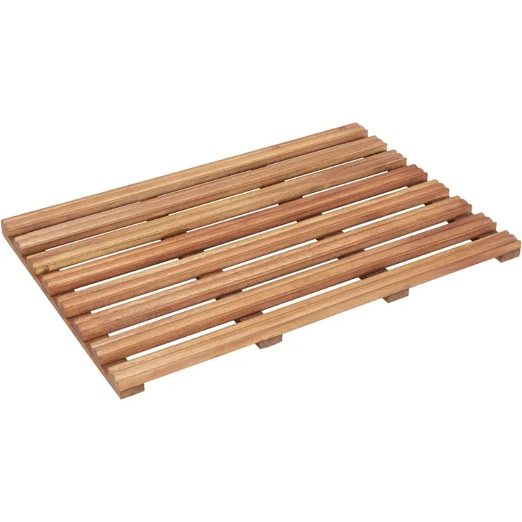 vidaXL Badematten 2 Stk. Massivholz Akazie 56 x 37 cm 46574