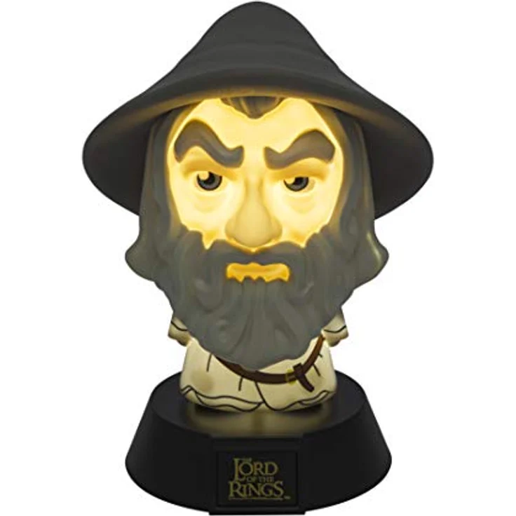 Paladone Icon Licht: Herr der Ringe - Gandalf, Nachtlicht 12cm hoch, batteriebetrieben (2x AAA) – Bild 2