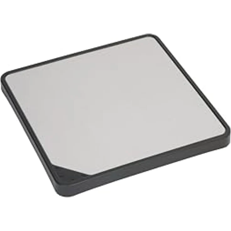 Crespo Hockerplatte 42,5x42,5 cm Tisch Hocker Tablett wasserfest hitzebeständig kratzbeständig, Grau – Bild 6