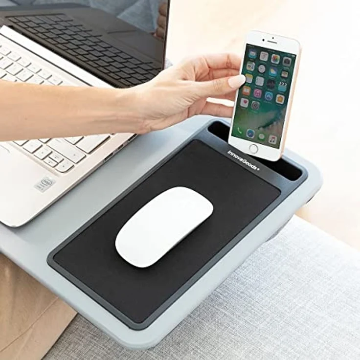 InnovaGoods® Laptop-Schreibtisch mit XL-Sitzkissen Deskion, bequemes und ergonomisches Arbeiten oder Studieren mit Schreibtisch- und XL-Sitzkissendesign, ideal für Zuhause und Büro. – Bild 5