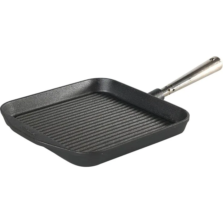SKEPP Grillpfanne 25x25 cm Stahlgriff 0029