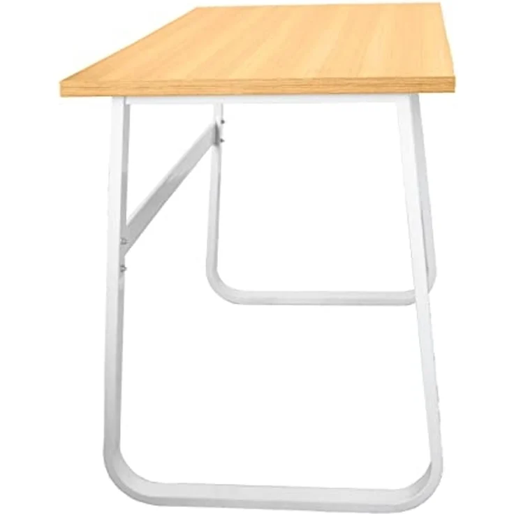 GARDENIA Computertisch, PC-Tisch, Schreibtisch für Studio mit Holzplatte, Tisch im Industriestil aus Holz und Metall, 120 x 60 x 75 cm – Bild 4