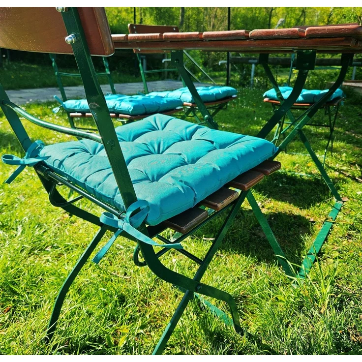 JACK Stuhlkissen JACK Outdoor 38x38cm Sitzkissen Lounge Kissen Sitzkissen Wasserfest, mit Lotus Effekt, robust, strapazierfähig, für Innen & Außen – Bild 3