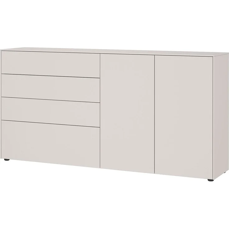 Sideboard Luna / GW-Lomena, Holzwerkstoff, Grau, 182 x 93 x 41 cm – Bild 1
