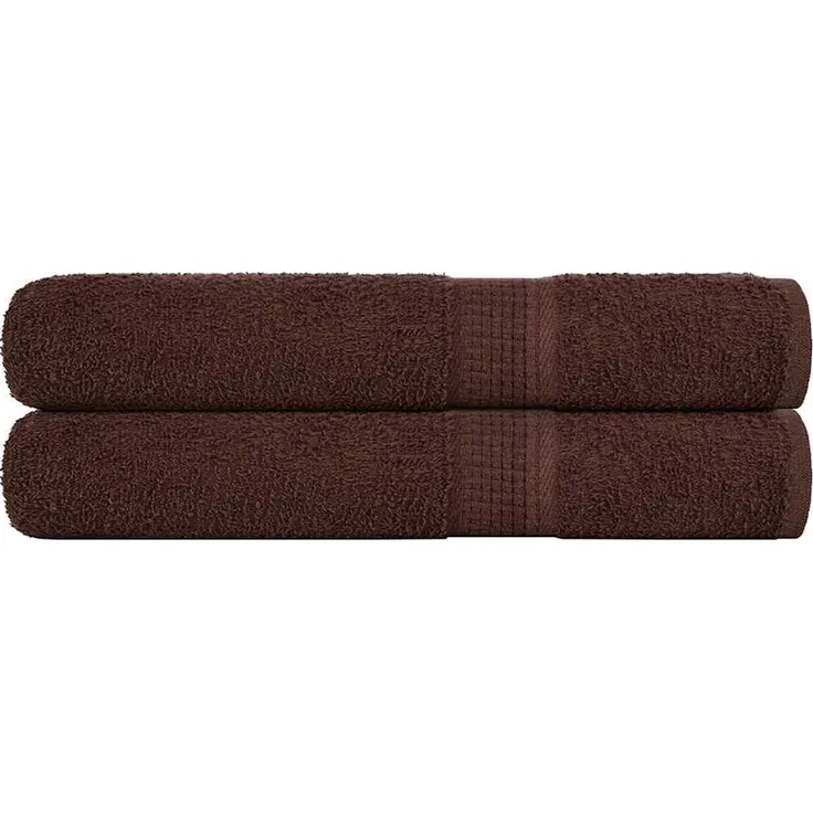 vidaXL Saunatücher FROGN 2 Stk. Braun 80x200 cm 360 g/m² 136767