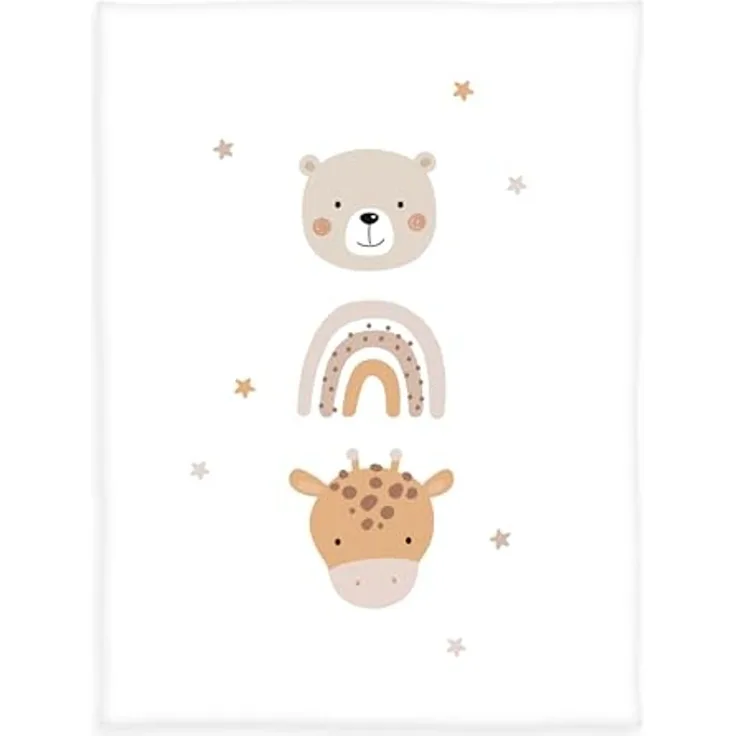 babybest Kuscheldecke Little friends, Größe 75x100 cm
