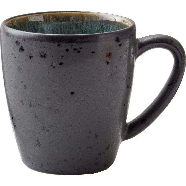 Bitz Becher mit Henkel klein black / green 0,19 l