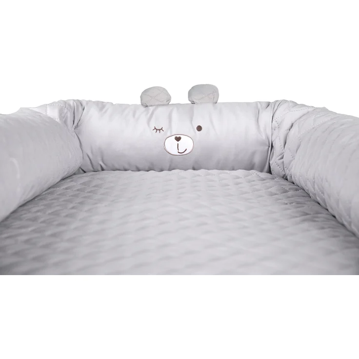 roba Babylounge 'roba Style' - Kuschelnest mit Häschen-Gesicht Sammy - Wickelauflage - Grau – Bild 6