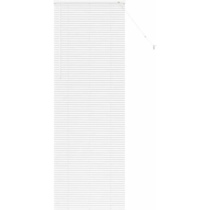 vidaXL Venezianische Jalousie Weiß 220 x 80 cm 25 mm Aluminium 42006018 – Bild 2