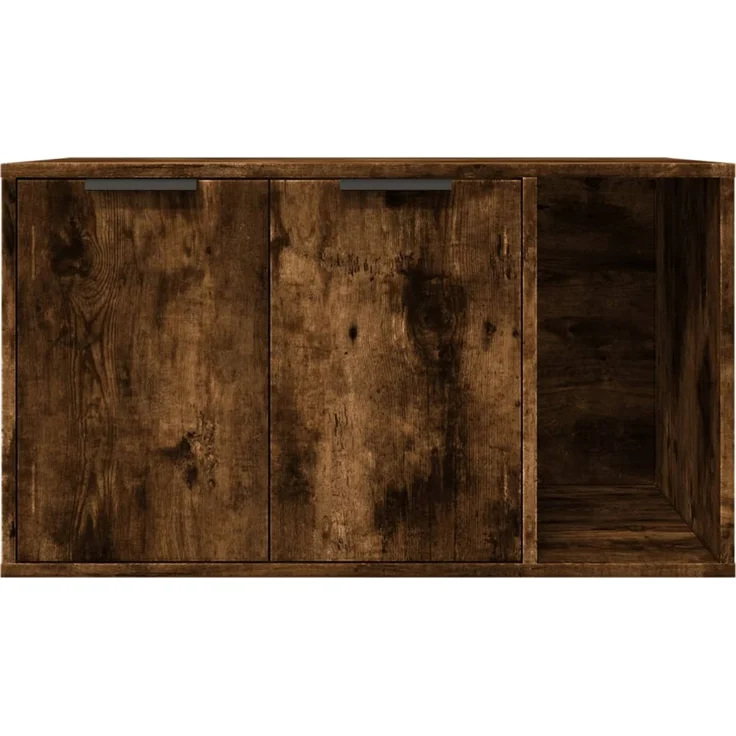 vidaXL Katzenklo Räuchereiche 80x50x45 cm Holzwerkstoff 857737 – Bild 5