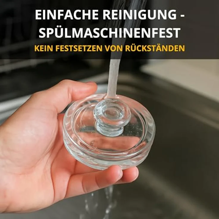 Thiru Fermentationsglas - Fermentiergewichte - Ø 7 & 8 cm - 4er- & 8er-Sets, (4-tlg) – Bild 8