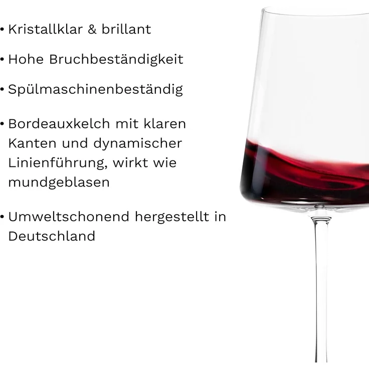 Stölzle Lausitz POWER Bordeauxglas 648 ml 6er Set – Bild 3