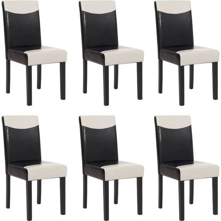 PROREGAL® Esszimmerstuhl Esszimmerstuhl klassisch und zeitlos HxBxT 90x43x56cm Material, Farbe (6 St), Mit hochwertigem Bezug, erhältlich in vielen Ausführungen – Bild 4