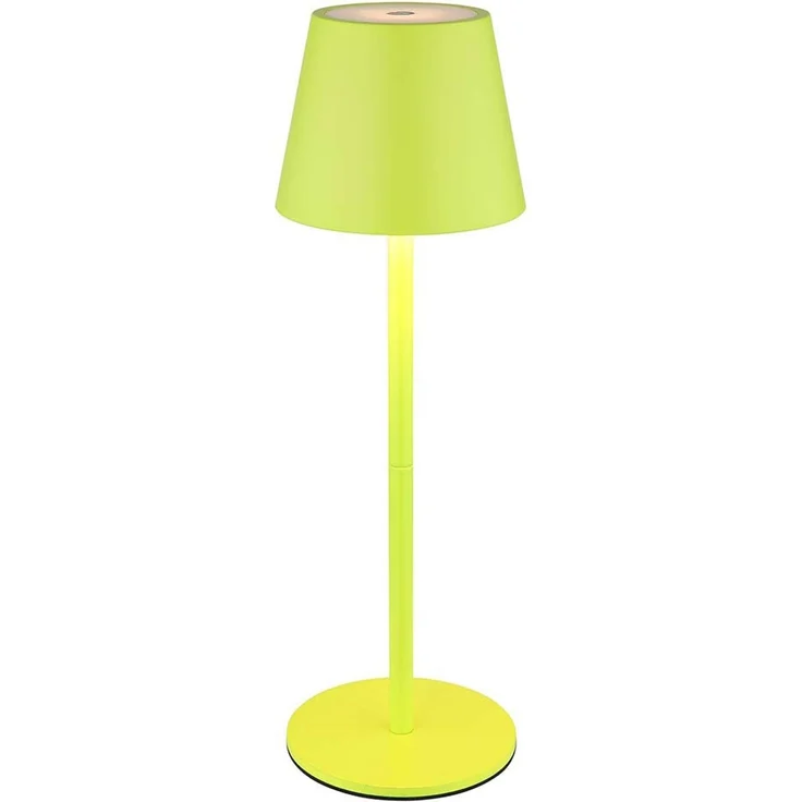 LED Tischleuchte, grün, Akku, CCT, Touchdimmer, Flaschenaufsatz – Bild 9