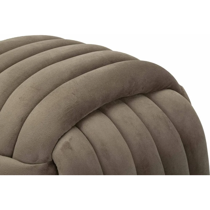 Dmora Pouf Bozzente, Mehrzwecksessel, Nachttisch, Hockerhocker, 45x45 h45 cm, Grau – Bild 6