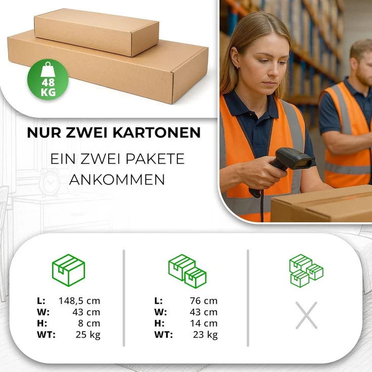 ibonto KOMMODE ANTHRAZIT / ARTISAN EICHE 40x138x75cm (H 75 x T 40 x B 138 cm) – Bild 9