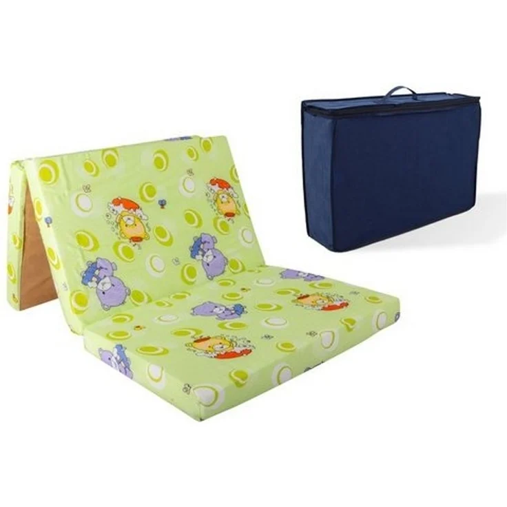 Reisebett-Matratzen Babymatratze Reisebett Klappmatratze Faltmatratze, KiNDERWELT, 6 cm hoch, (Set), 60x120 cm, 6 cm hoch – Bild 4