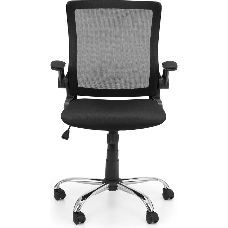 Julian Bowen Imola Bürostuhl, Schwarz und Chrom – Bild 4