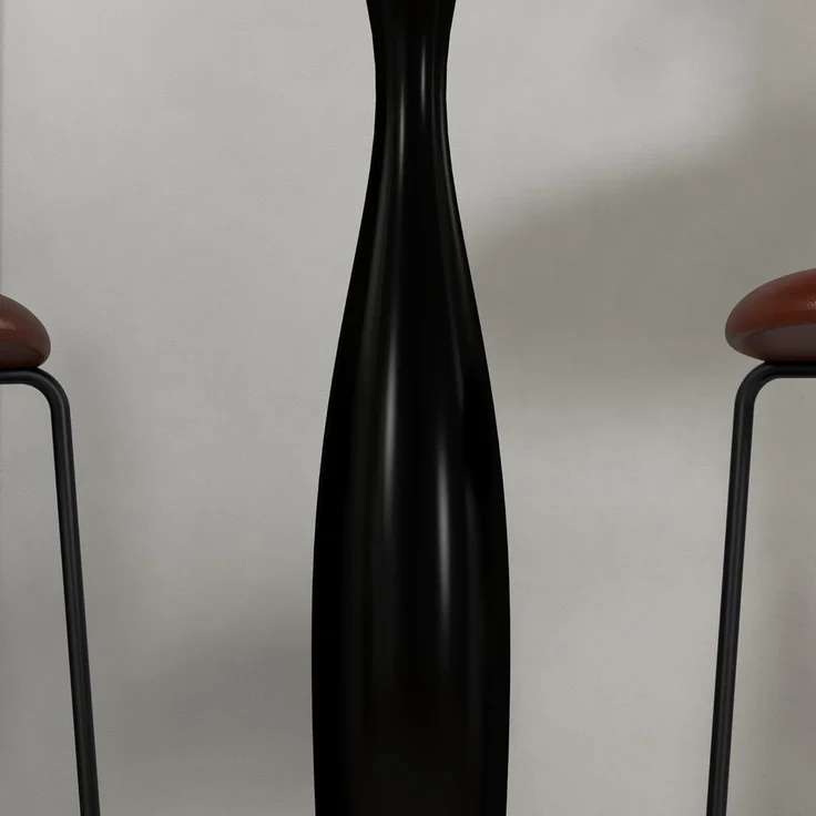 HOMCOM Esstisch mit marmorierter Platte und Stahlgestell (Esszimmertisch, 1-St, Küchentisch), für 2 Personen, Ø70 x 74 cm, Schwarz – Bild 9