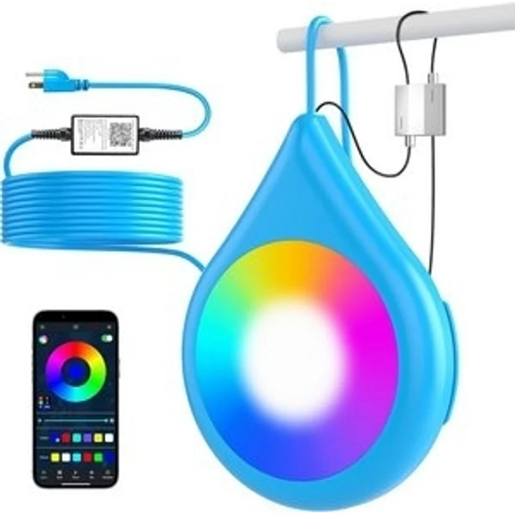 Vivitar Pool-Lampe 15W Poolbeleuchtung IP68 Wasserdicht & Dimmbar mit Magnet, LED fest integriert, RGB, APP-Steuerung - Farbwechselnde RGB-LED-Poolbeleuchtung für pool – Bild 6