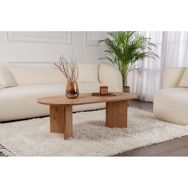 Skye Decor Couchtisch 100% MELAMINE COATED PARTICLE BOARD, 39,8 cm x 60 cm x 119 cm 909NRD11 – Bild 6