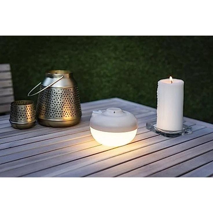 New Garden CHERRY BULB BATTERY Solar&Recharge,white,warm light – Bild 5