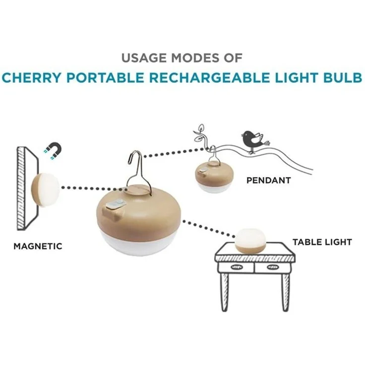 New Garden CHERRY BULB BATTERY beige 9W – Bild 6