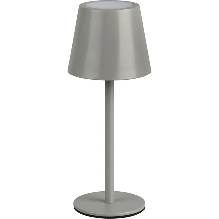 Akku LED Tischleuchte DIAZ kabellos für Innen & Außen, Grau - 21cm klein – Bild 2