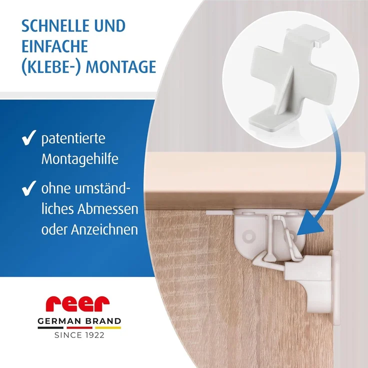 Reer Magnetschloss mit Montagehilfe – Bild 6