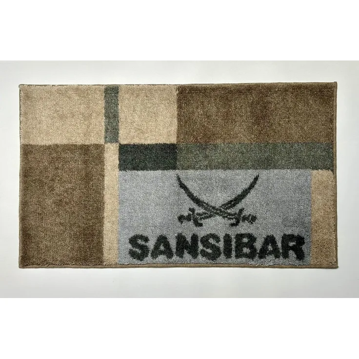 Sansibar Sylt Badematte Sansibar Badteppich CLIFF, Hoch-Flor 20 mm, schnell trocknend, strapazierfähig, fußbodenheizungsgeeignet, Polyacryl, rutschhemmend beschichtet, fußbodenheizungsgeeignet