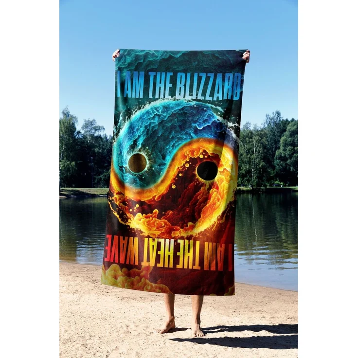 Mijolnir 'Heat Blizzard 70' Strandtuch, Mehrfarbig, 70 x 130 cm – Bild 2