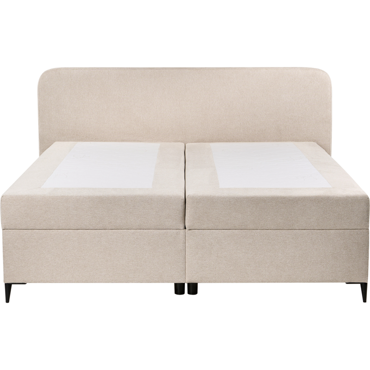 Boxspringbett mit Stauraum Stoff REGENT 180x200 cm Hellbeige – Bild 5