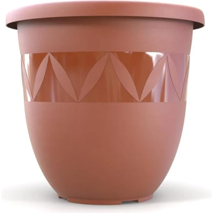 Plastard Pflanzkübel 3er, 5er, 10er Sets, Blumentop, Übertopf, Pflanztopf 15 - 40 cm (5 St), frostbeständig, UV-beständig, witterungsbeständig, langlebig – Bild 8