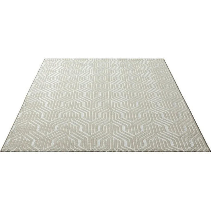 merinos Teppich Creation 50057, rechteckig, Höhe: 10 mm, elegant, glänzend, Kurzflor, pflegeleicht, Wohnzimmer – Bild 4