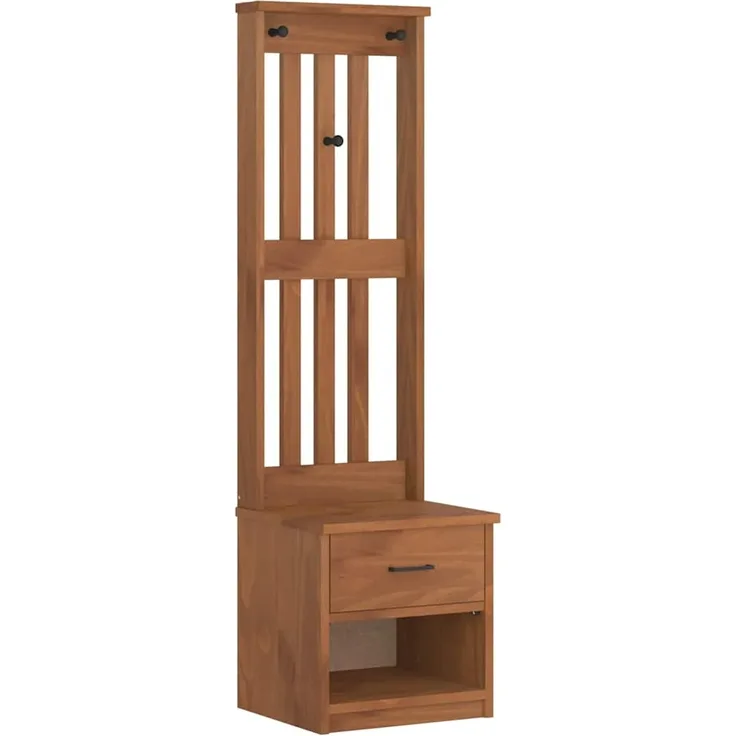 vidaXL Garderobenständer SANDNES 45x40x159,5 cm Massivholz Kiefer 4010481