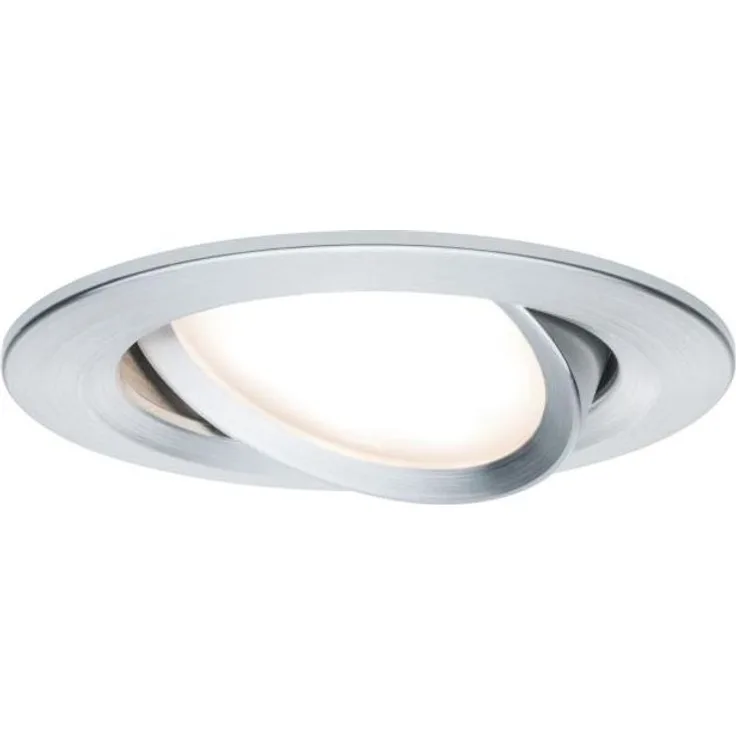 Paulmann No. 93486 Einbauleuchte LED Coin Nova rund 6W Alu gedreht 3-Stufen dimmbar