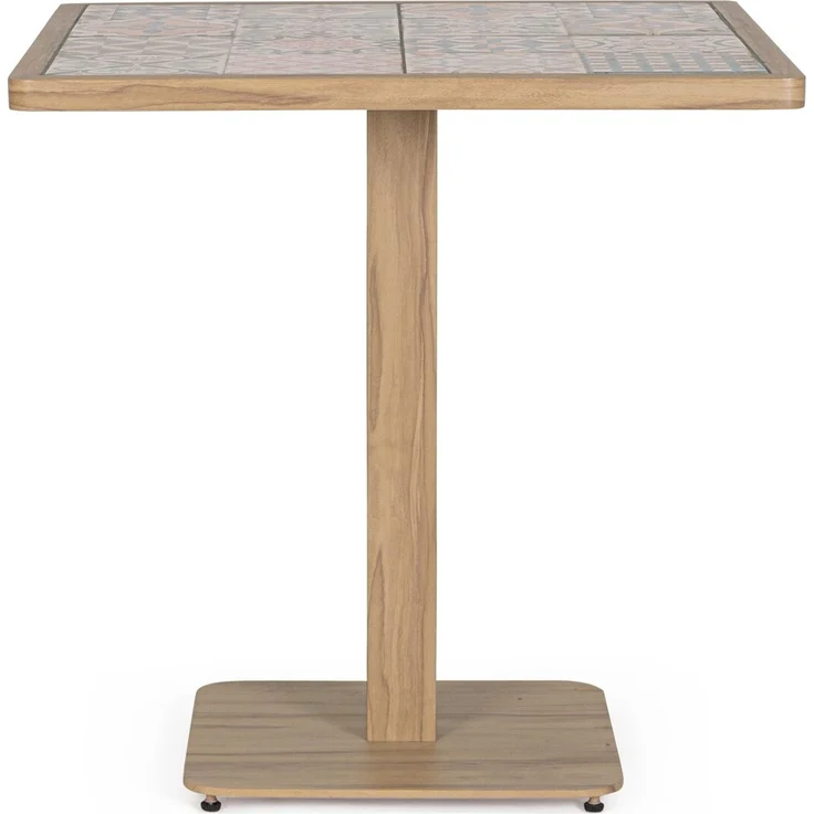 Garten-Bistrotisch Aremilak - Aluminium Desert Sand, 73 x 73 cm – Bild 2