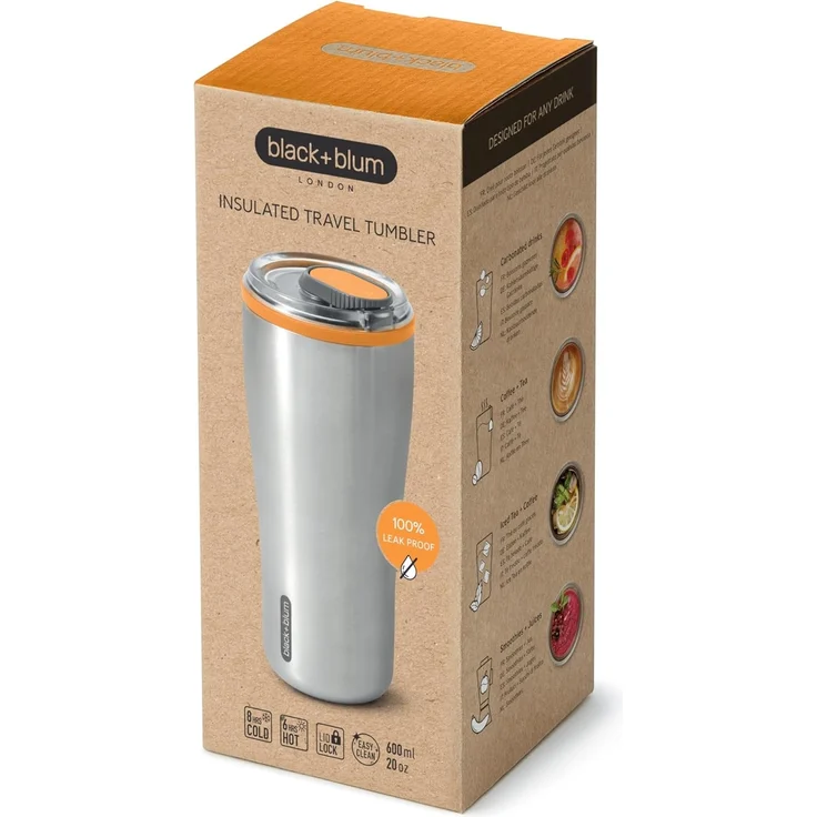 black+blum Travel Tumbler Edelstahl – Bild 2