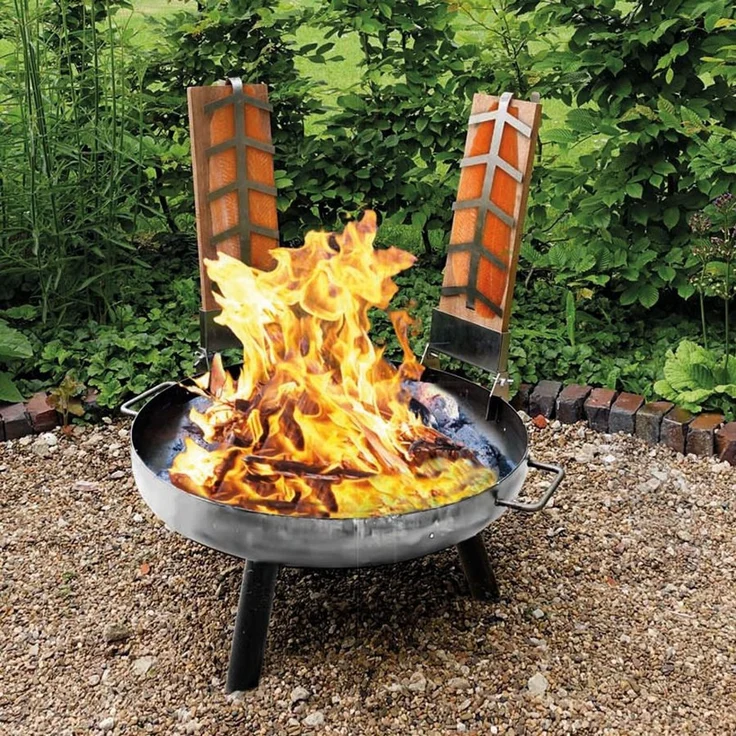 Multi-Grillset Feuerschale Grillrost Kochtopf 15L Fischfilethalter Kesselgulasch – Bild 4