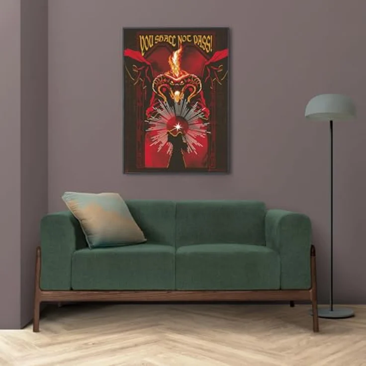 Grupo Erik Premium Leuchtendes Poster Der Herr der Ringe, 50 x 70 cm, Leuchtet im Dunkeln, Wandkunst – Bild 4