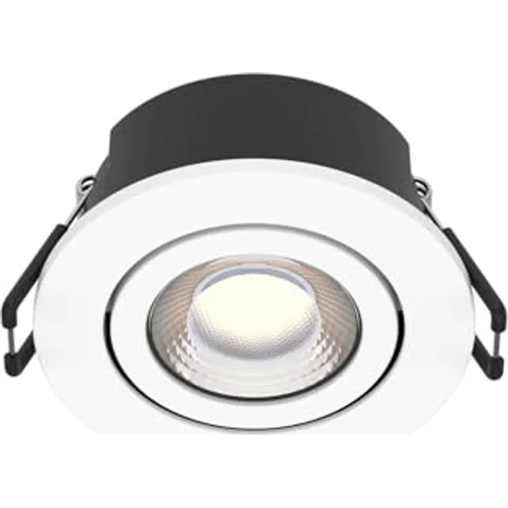 Arcchio Schwenkbarer LED-Strahler, 1-flammig, moderne Decken- und Wandleuchte in Weiß aus Aluminium für Wohnzimmer und Büro