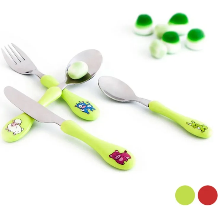 Besteckset Amefa Enfant Metall zweifarbig