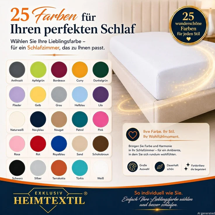 Doppelpack Jersey Spannbettlaken 120 x 200 cm Rosa – Bild 9