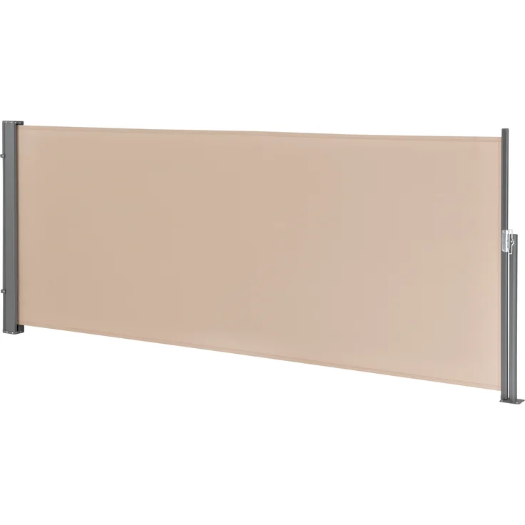 Seitenmarkise Mulhacén 100x300 cm Sandfarben Sichtschutz pro. tec – Bild 1