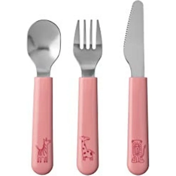 MEPAL Kinderbesteckset mio deep pink 3teilig