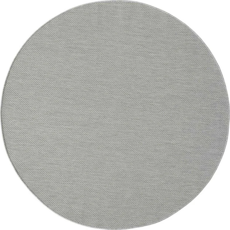 TaCa Home Teppich Outdoor & Indoor Teppich, rechteckig, Höhe: 7 mm, Terrasse Balkon Garten Wohnzimmer Bad Küche, Grau - 80 x 150 cm – Bild 3