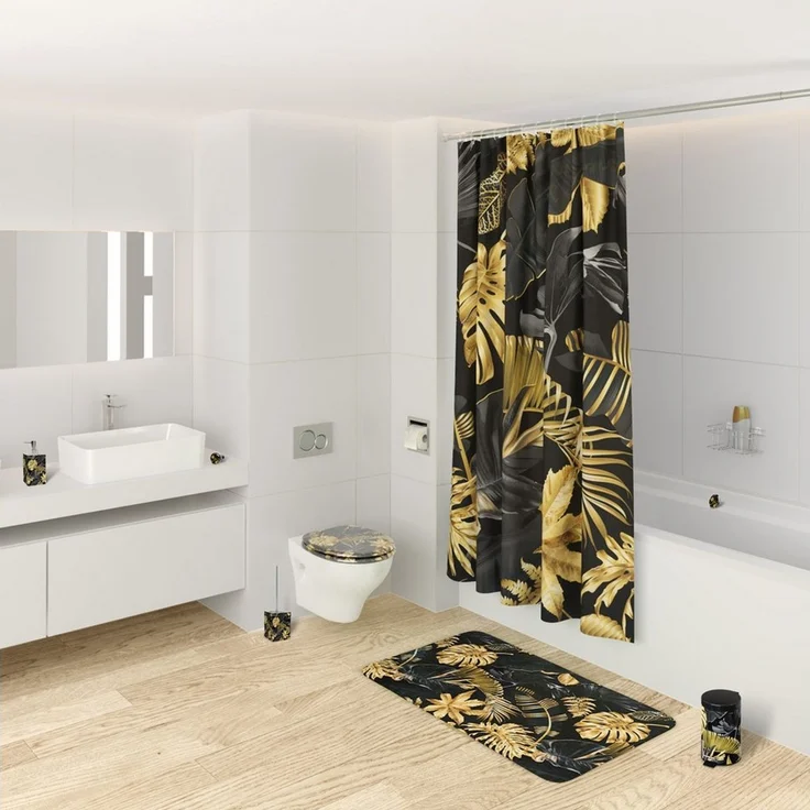 Sanilo Duschvorhang 180 x 200 cm, viele schöne Duschvorhänge zur Auswahl Breite 180 cm, 100% wasserdicht, Anti-Schimmel-Effekt, hochwertige Qualität – Bild 4
