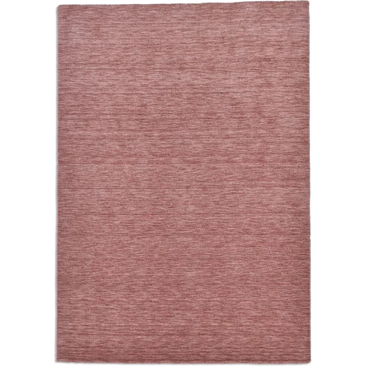 Rug and Roll Webteppich, Rosa, Uni, Rechteckig, 40x60 cm, für Fußbodenheizung geeignet, Kurzflorteppich