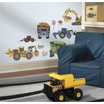 Entreprenørmaskiner Wallstickers